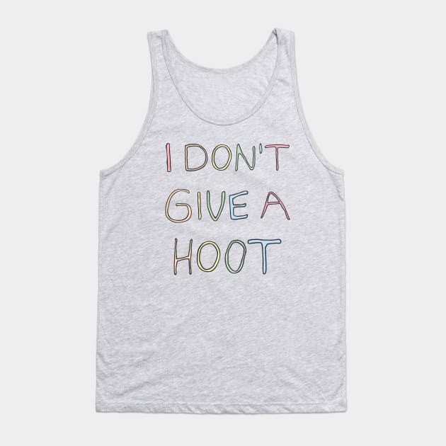 I don't give a hoot Tank Top by laimutyy